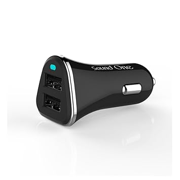 Sound One CC44 3.4A Dual Port Smart Car Charger